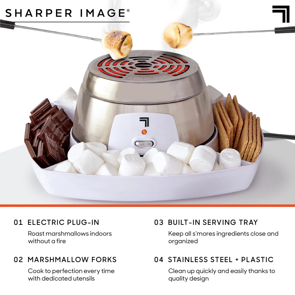 Electric Tabletop S'mores Maker 6 Piece Set U838