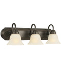 3-Light Frosted Glass Vanity Light G9582