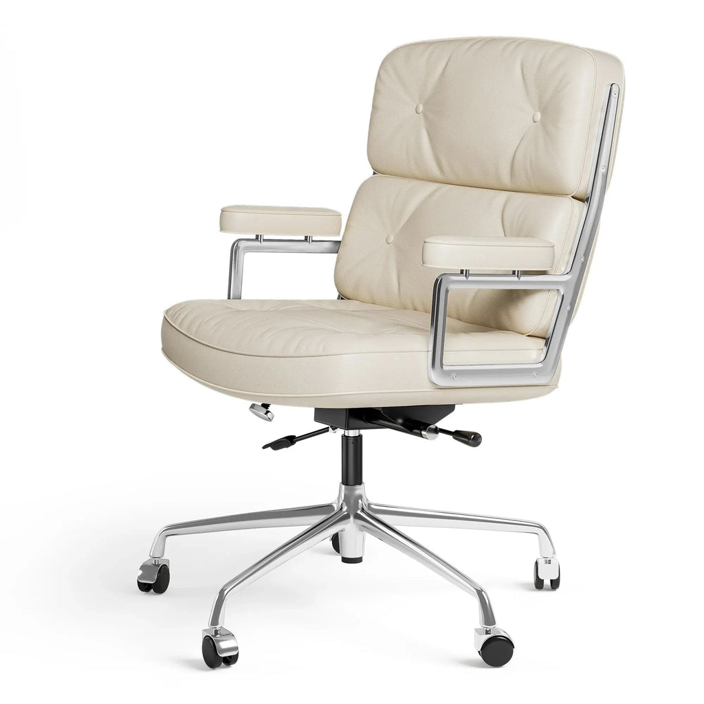 Genuine Leather Rotating Office Chair F3332