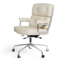 Genuine Leather Rotating Office Chair F3332
