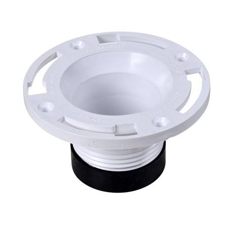 PVC Twist-N-Set Open Flange 4 in 4 Pack Q519