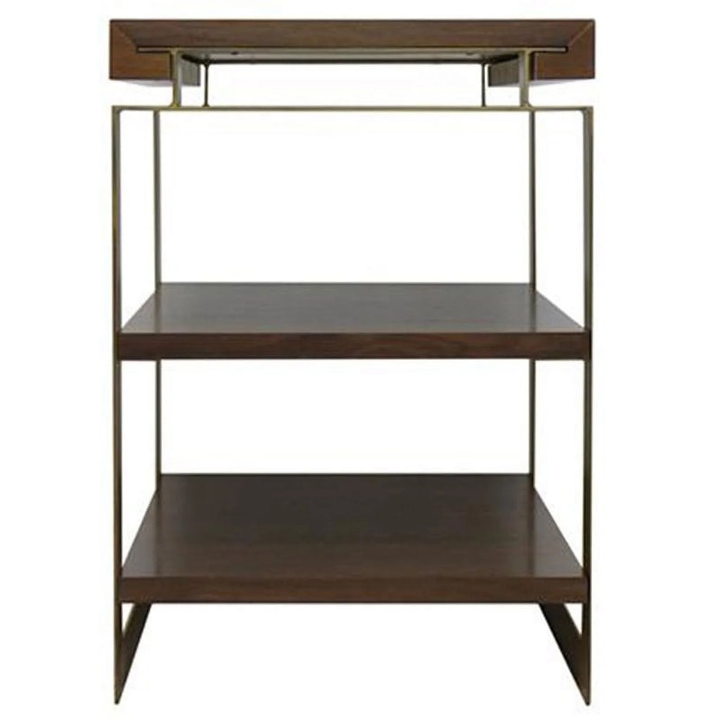 Chairside Table Rich Nut Brown X874