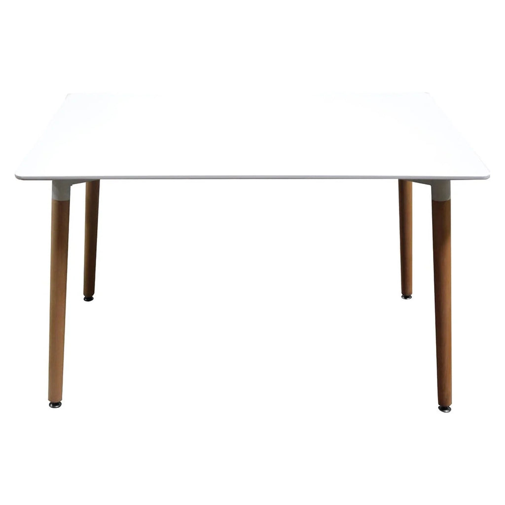 White Solid Wood Dining Table V187