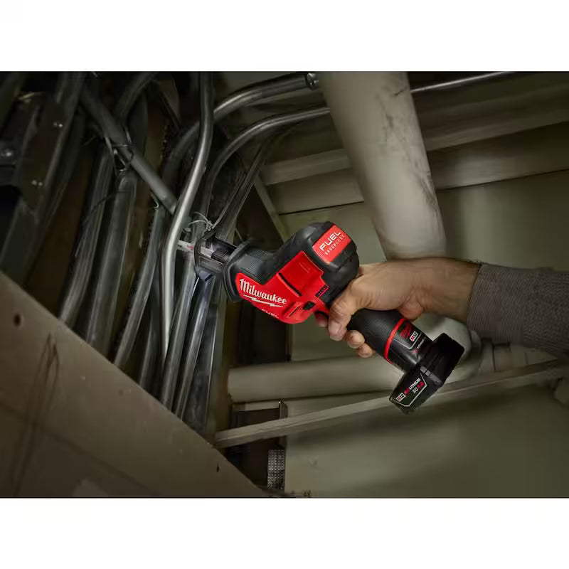 12V Lithium-Ion Brushless Cordless Reciprocating Saw with 2.5 Ah Battery Pack Z7244
