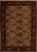 Red Rectangle 8x11 ft Synthetic Carpet R57077