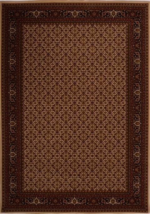 Red Rectangle 8x11 ft Synthetic Carpet R57077