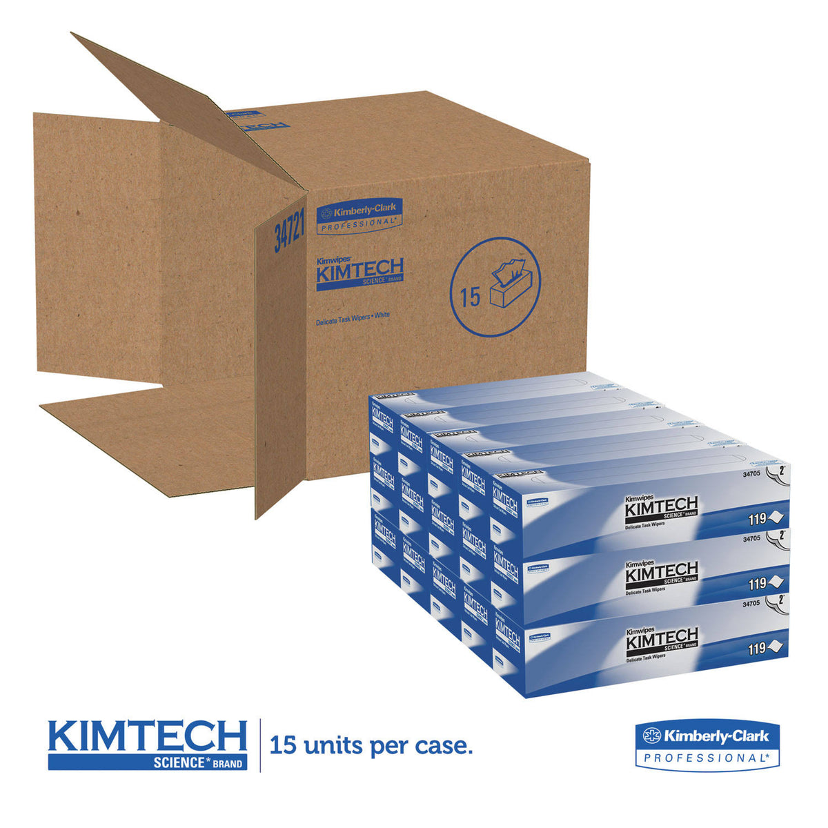 2-Ply Delicate Task Wipers 15 Boxes Y73799