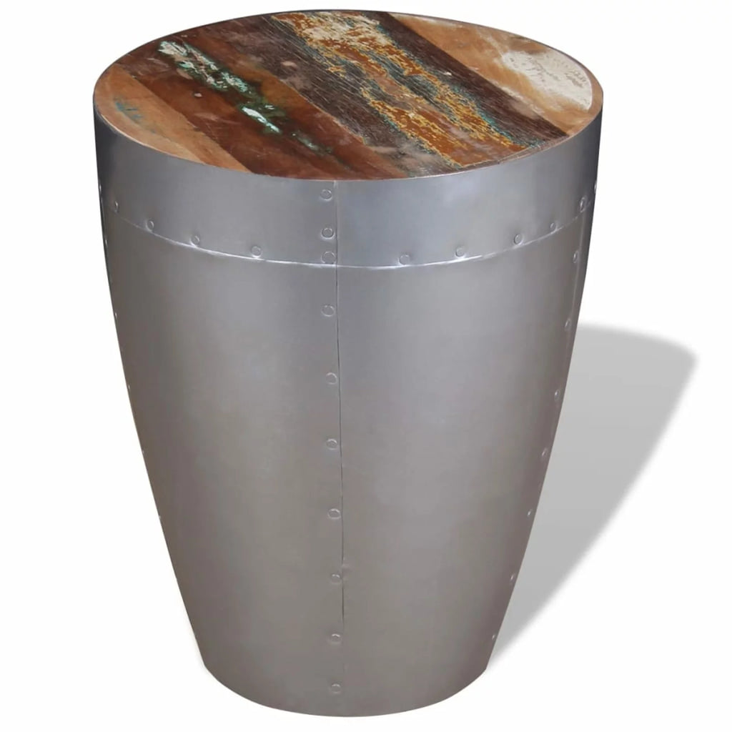 Aviator Stool Solid Reclaimed Wood A947