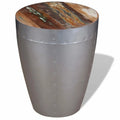 Aviator Stool Solid Reclaimed Wood A947