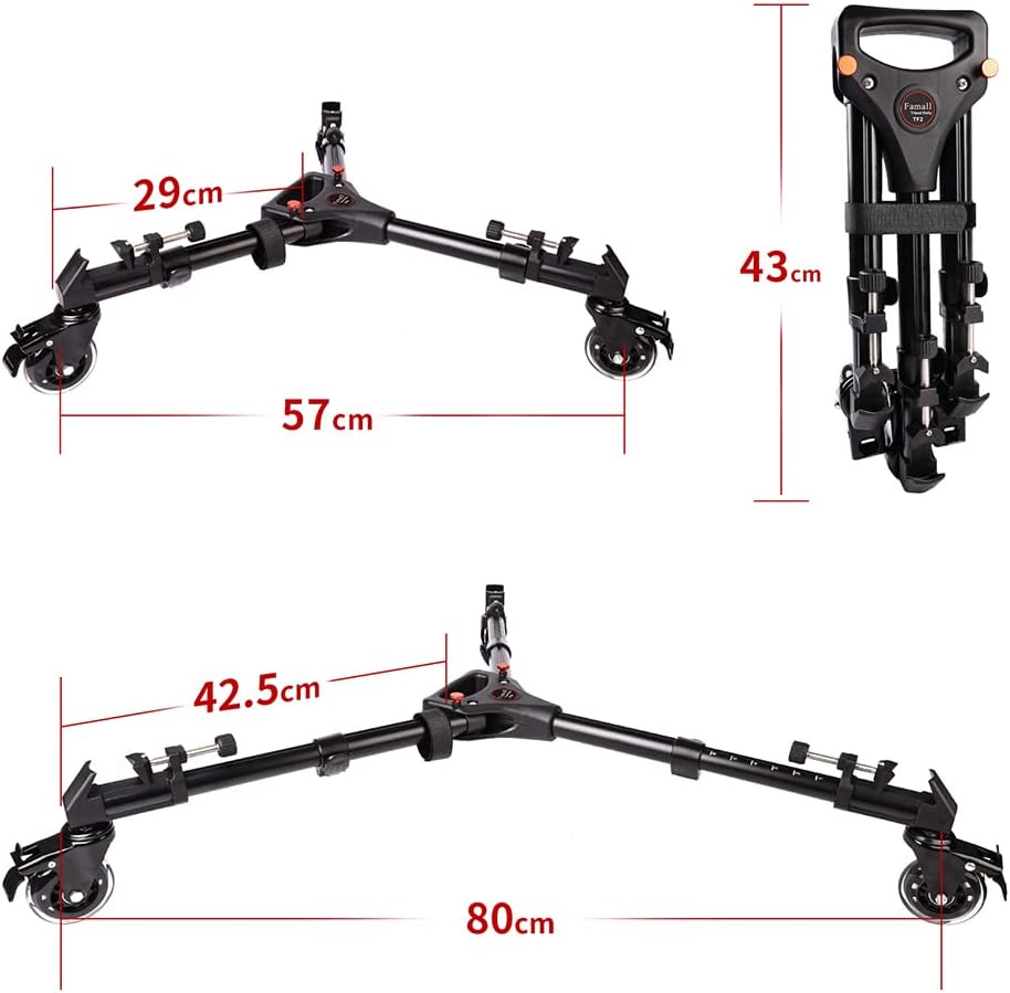 Heavy Duty Tripod Dolly with Wheels U415063