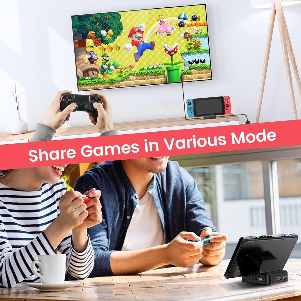 Portable Switch Dock with 4K HDMI Cable B10930
