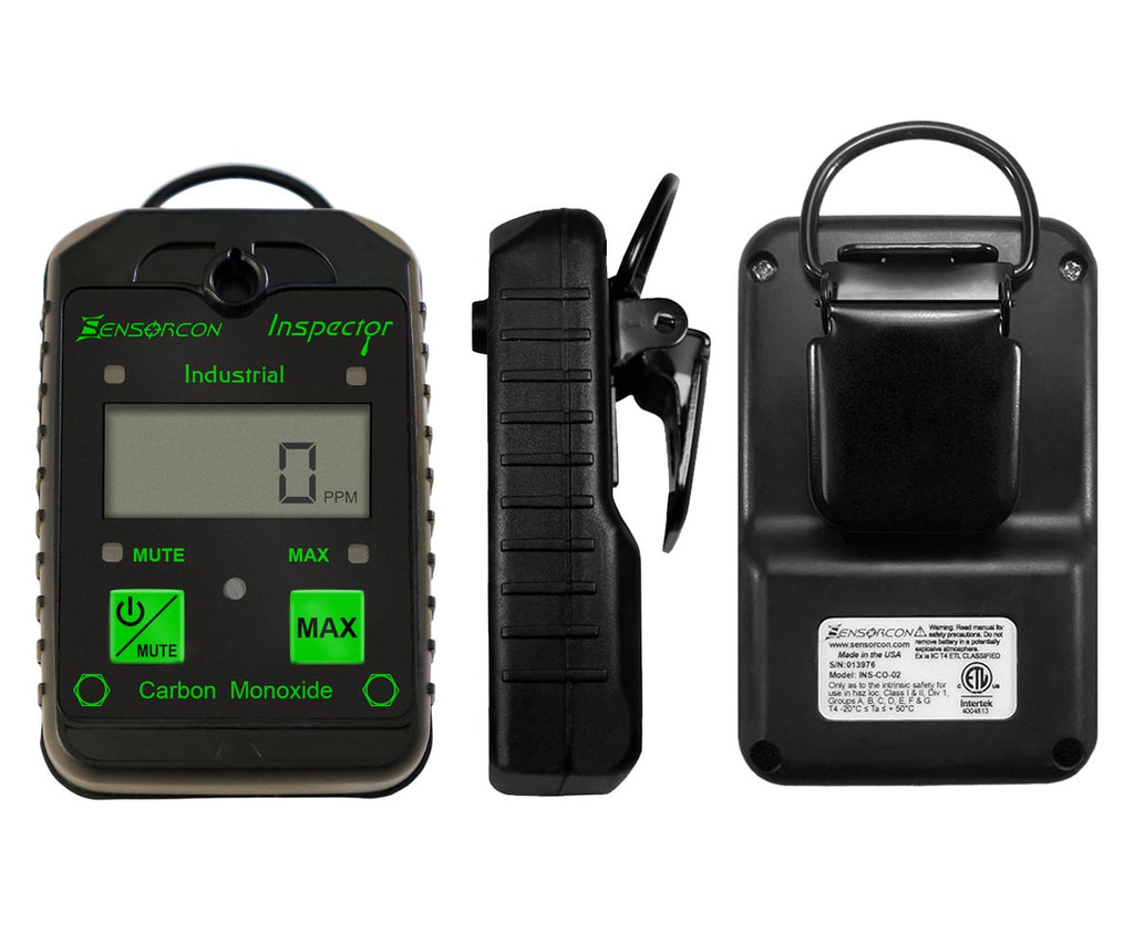 Industrial CO Carbon Monoxide Monitor with Visual Audible and Vibrating Alerts N356