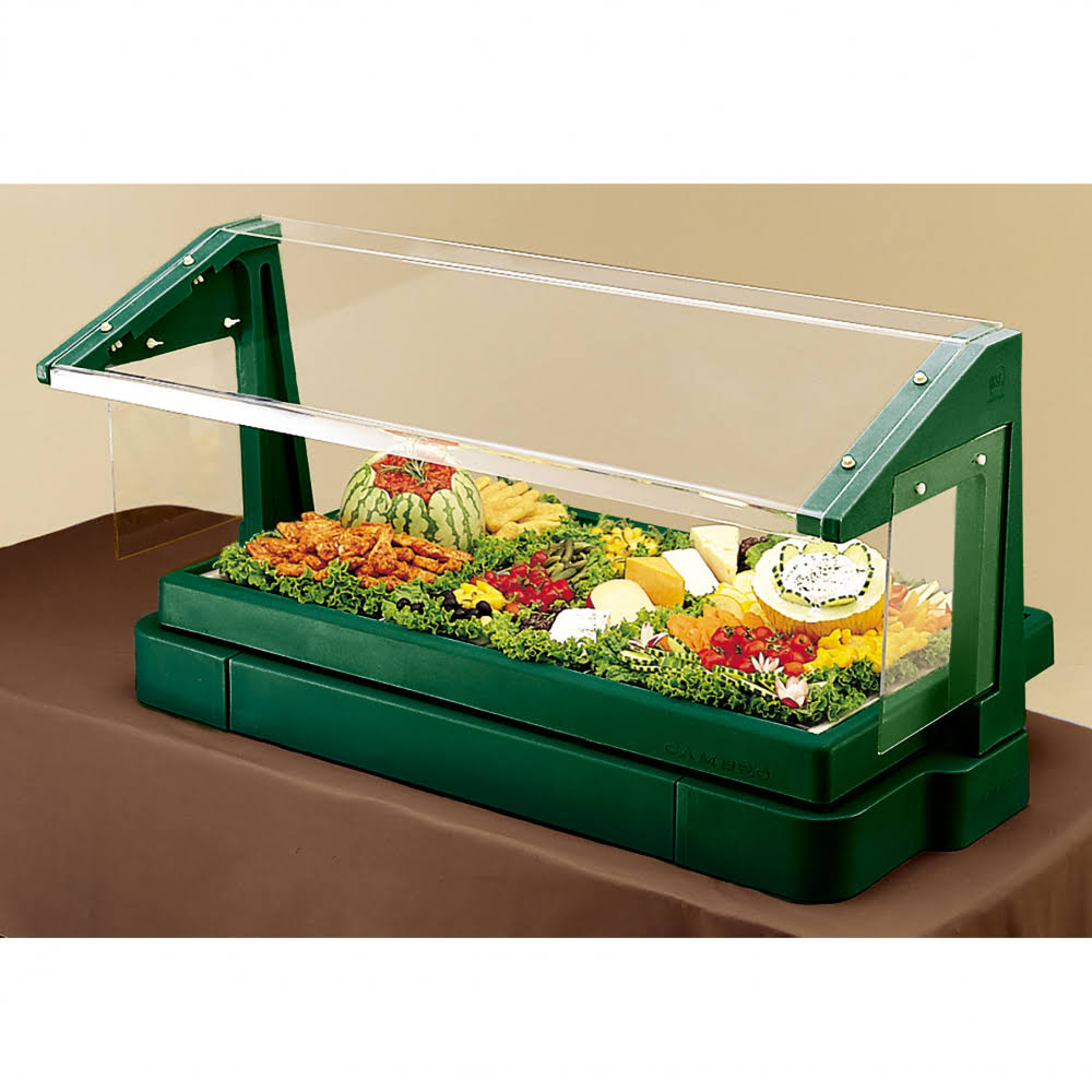 Green 48 inch Table Top Buffet Bar with Sneeze Guard D42299