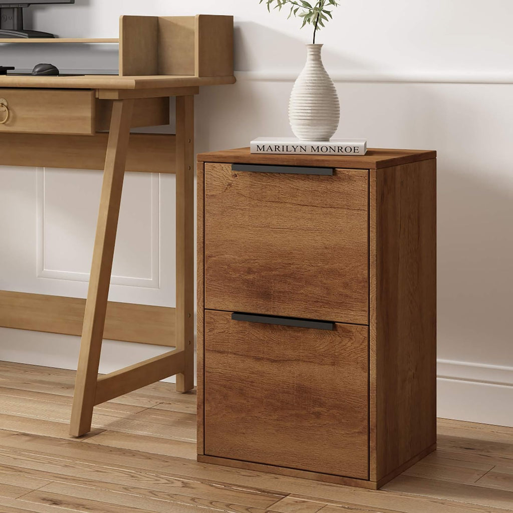 2 Drawer Wood File Cabinet Q44870