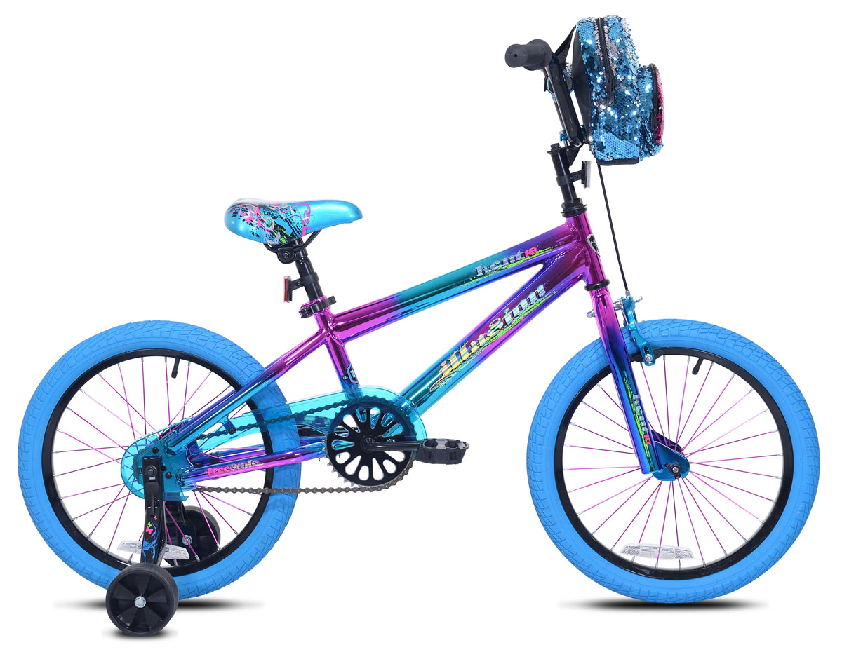 Blue/Purple Girl's Bike E8309