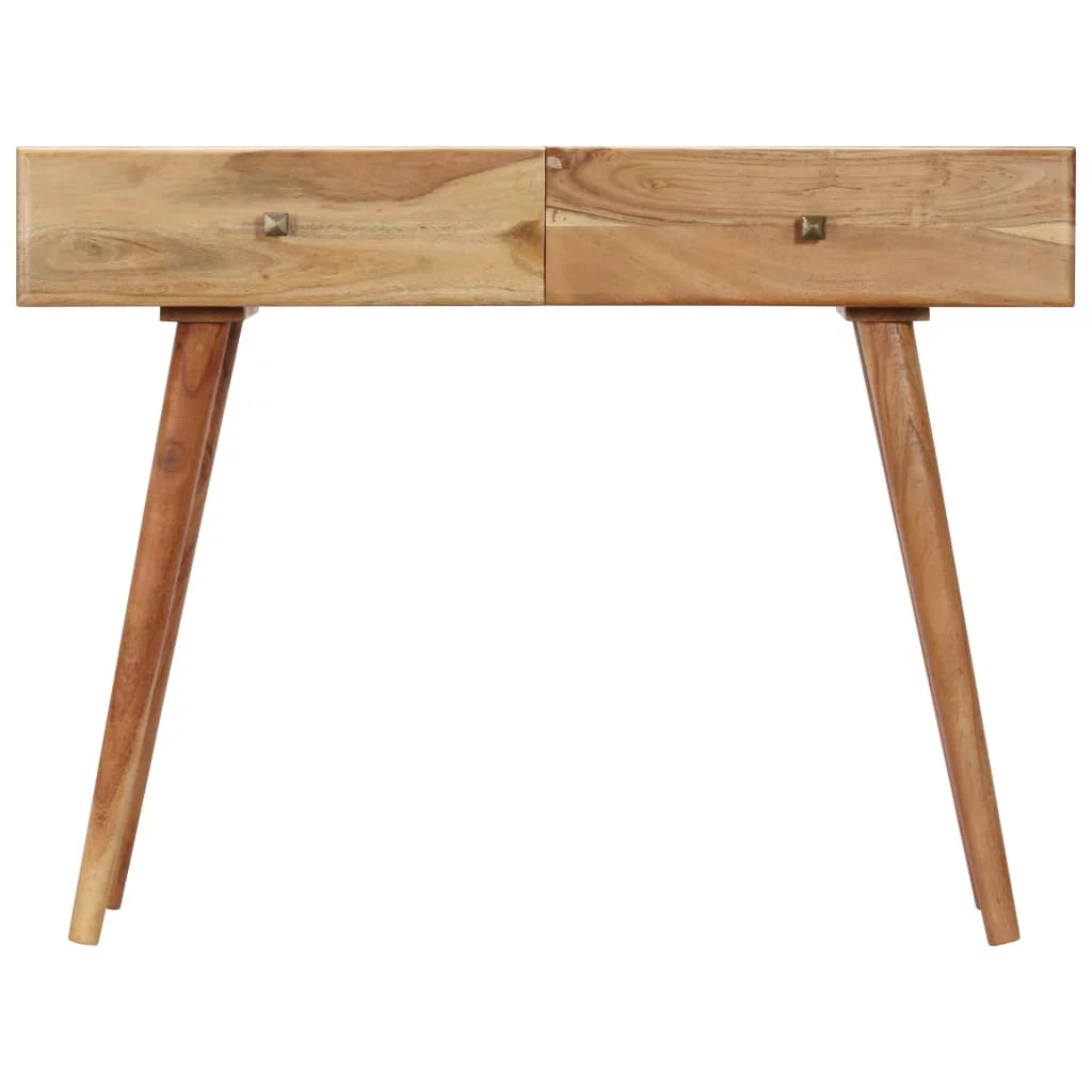 Acacia Wood Writing Desk with 2 Storage Drawers E11224