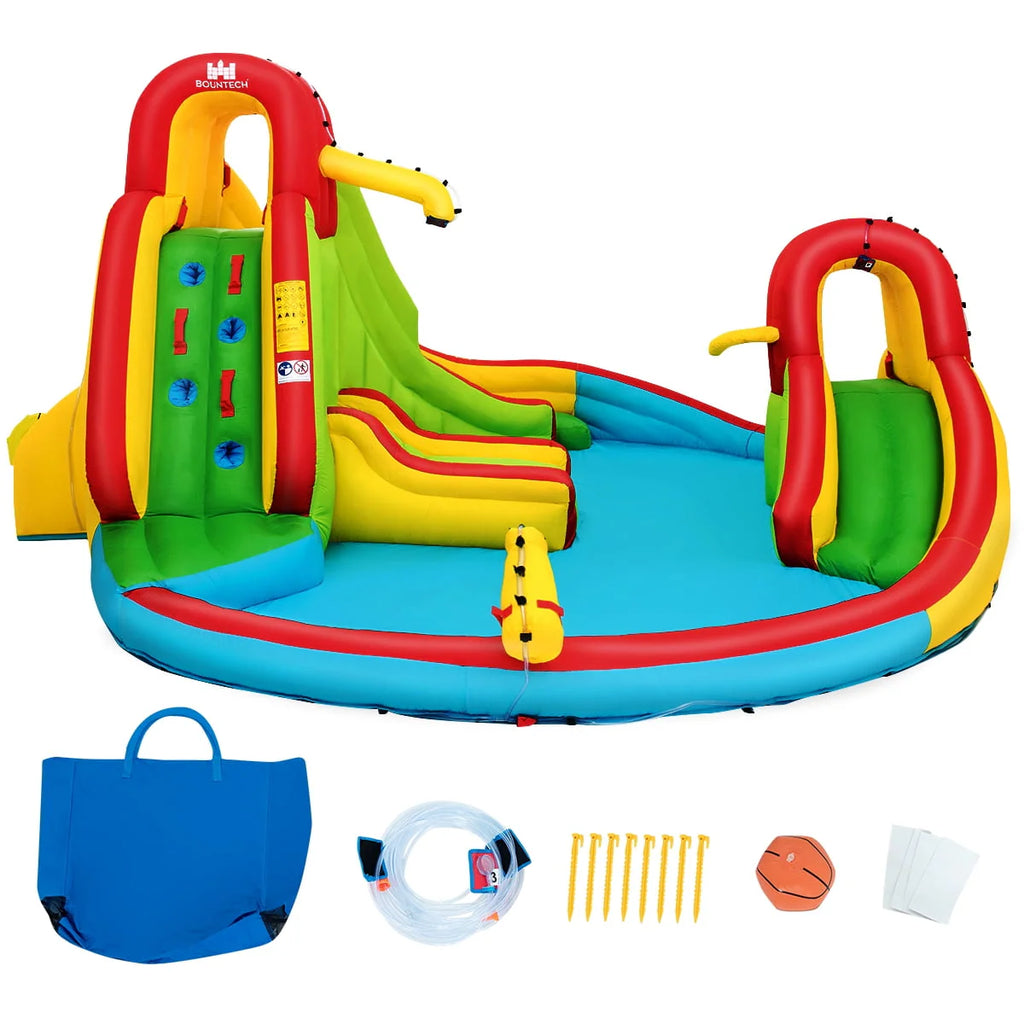 Inflatable Kids Water Slide Park with Splash Pool V755
