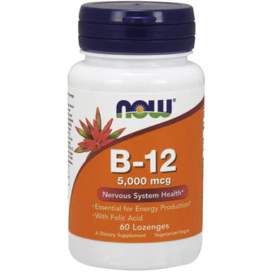 B-12 5000mcg 60 lozenges W1220