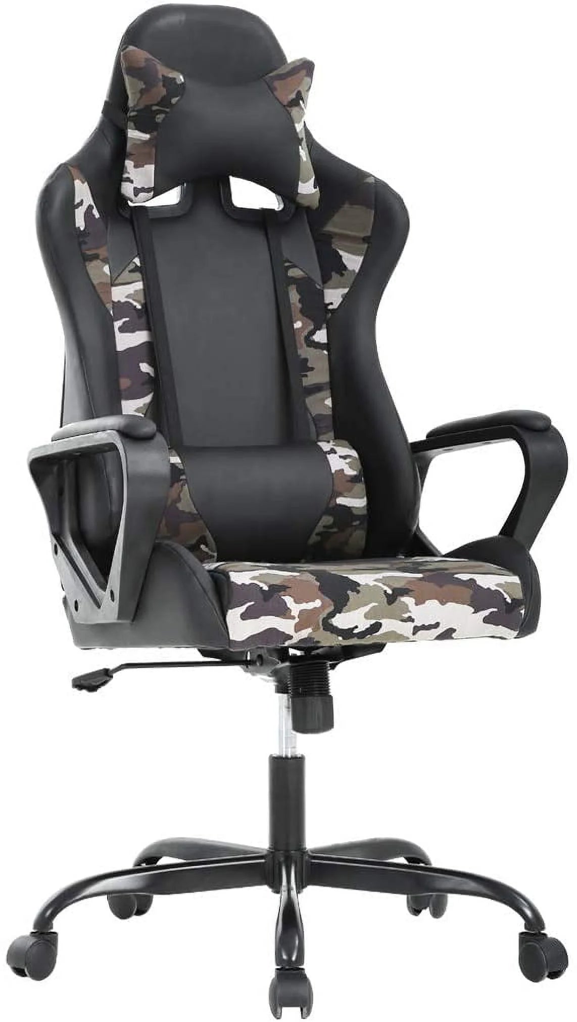White PU Leather Ergonomic Swivel Office Chair A22295