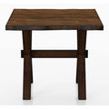 Transitional Wood End Table in Walnut E741