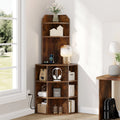 5-Tier Corner Shelf with USB Ports and Outlets R9224