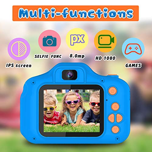 Kids Selfie Camera with 32GB SD Card C396