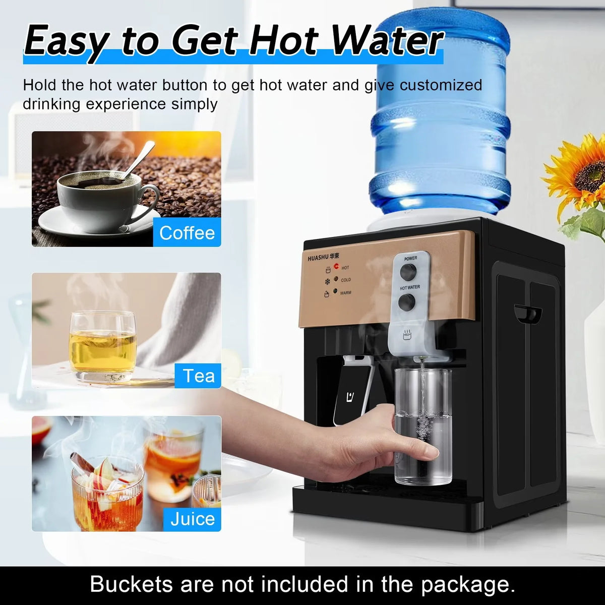 Countertop Electric Hot Cold Water Cooler Dispenser K576240