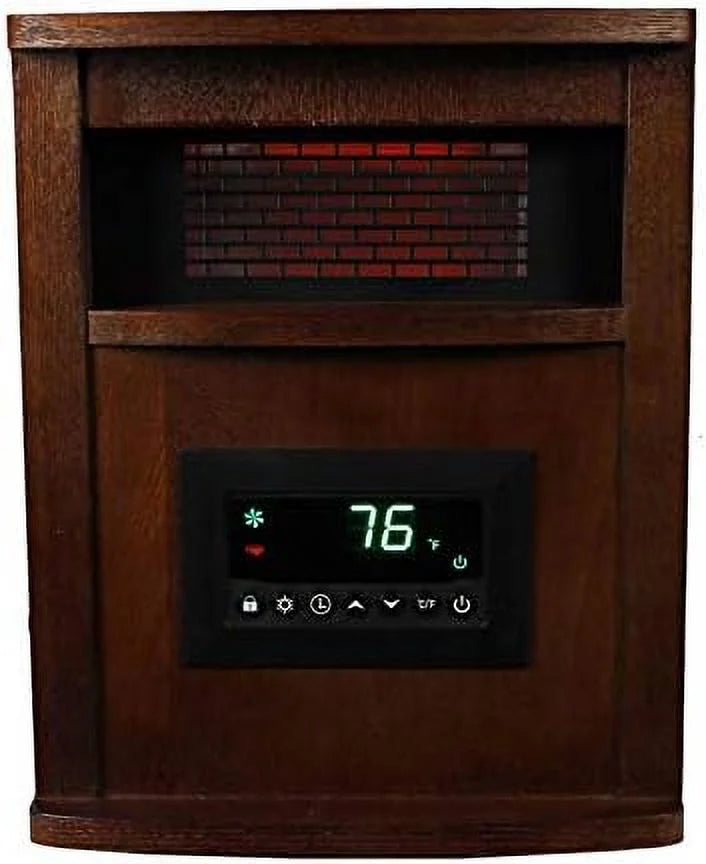 1500W Portable Infrared Quartz Space Heaters (Pair) S1691