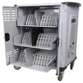 Fully Assembled 42 Device Mobile Storage Cart with 3 Outlets J115473
