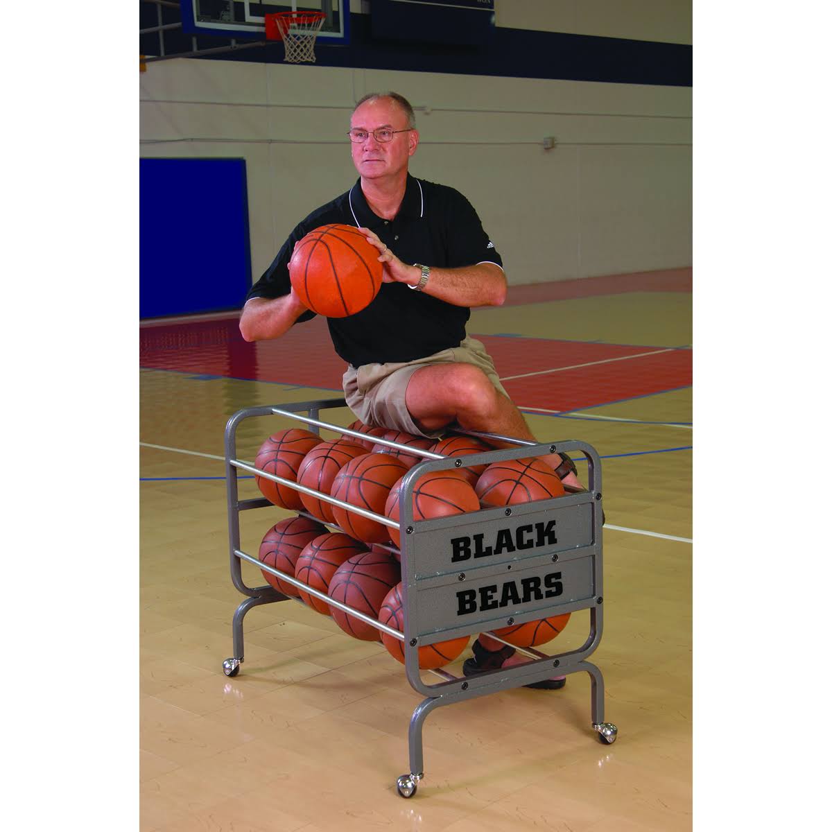 Heavy Duty Lockable Ball Cart N421785