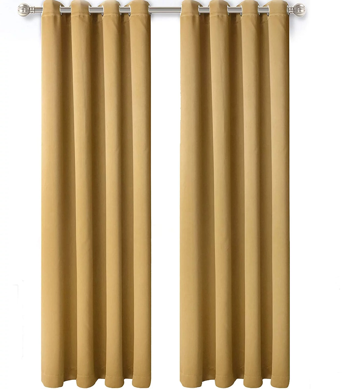 Set of 2 Blackout Grommet Top Curtain Panels S592696