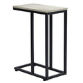 Coffee Table, Iron Sofa Accent Table Wood Grain K7892