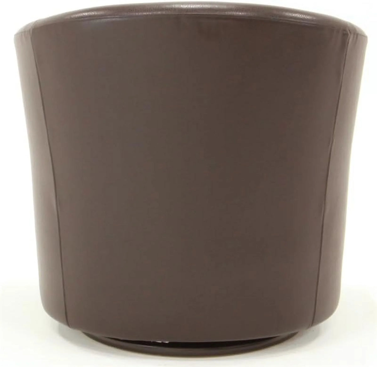 Faux Leather Swivel Club Chair U5519