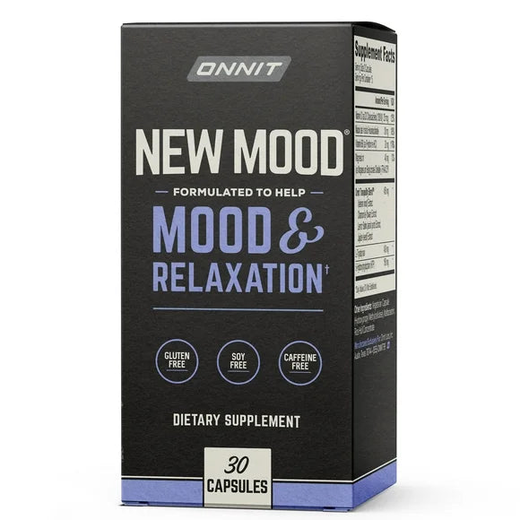 Daily Stress Mood and Relaxation Supplement Capsules 30 Ct W886