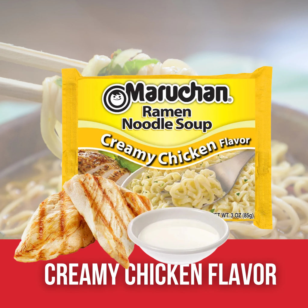 Instant Ramen Variety Pack 12 Packs 3oz Chicken Beef Chili Flavored Noodles V233060