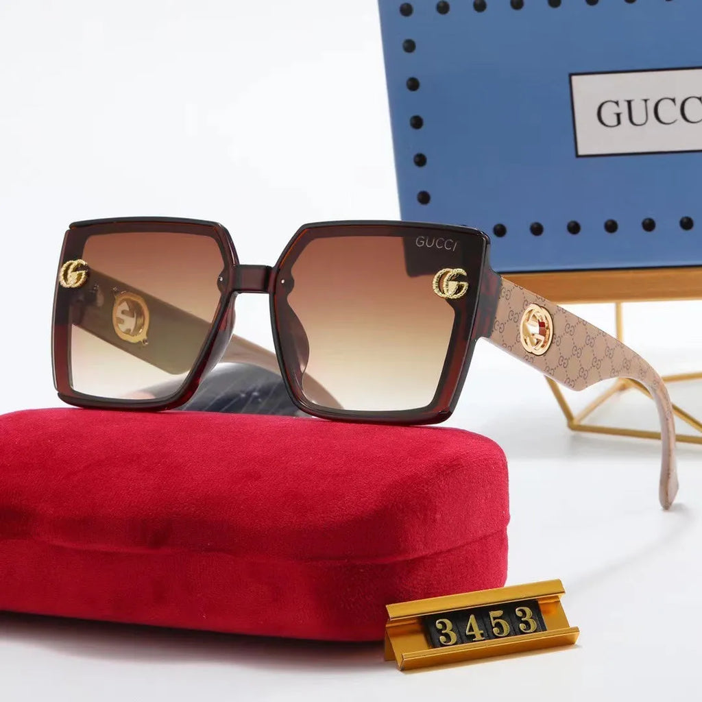 Double G Graffiti Printing Sunglasses T690473