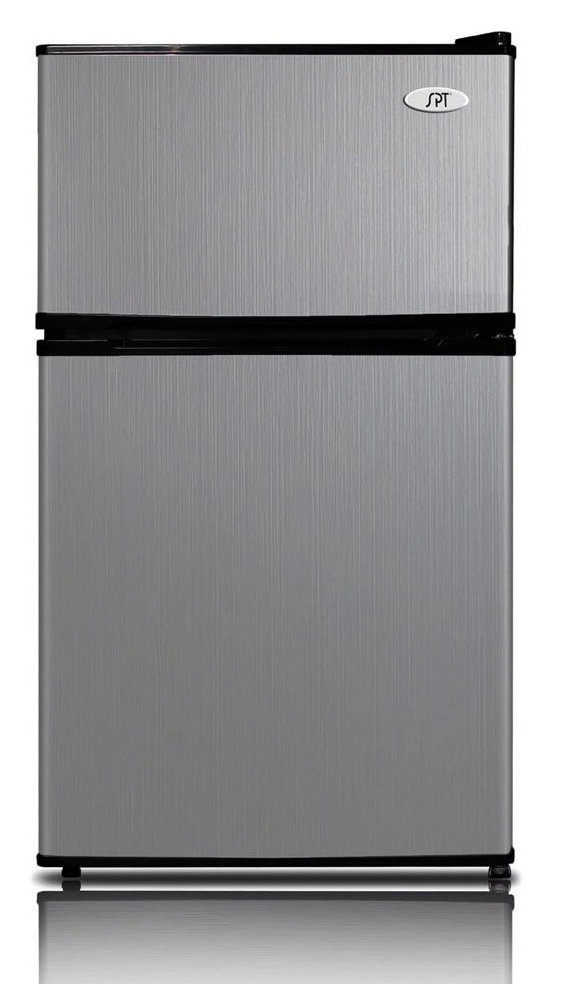 3.1 cu.ft. Double Door Stainless Steel Refrigerator F8198
