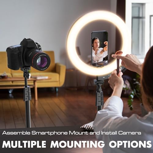 12'' Selfie Ring Light with 62'' Tripod Stand G376462