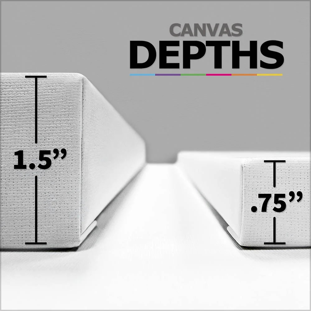 Canvas Art Print 12" x 8" S3045