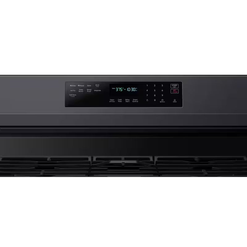 6 cu. ft. Wi-Fi Convection Gas Range with AirFry in Black Stainless Steel R499
