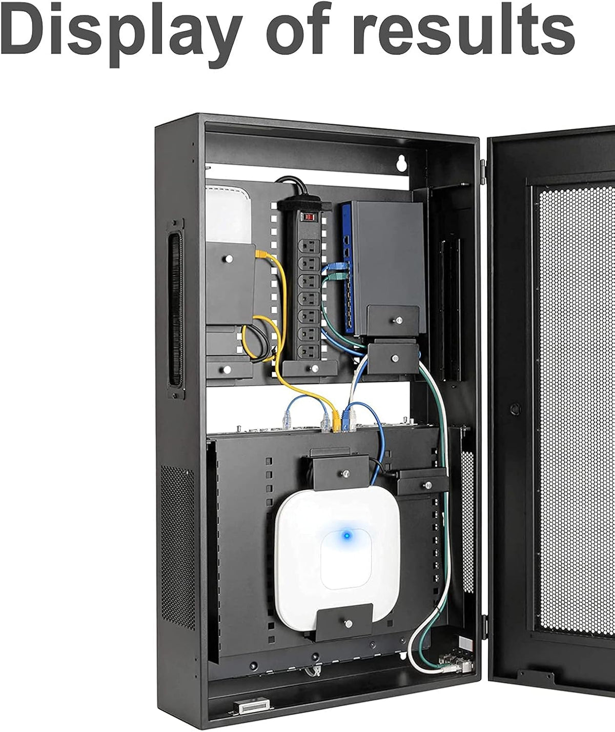 3U 19-inch Vertical Wall-Mounted Rack P3141