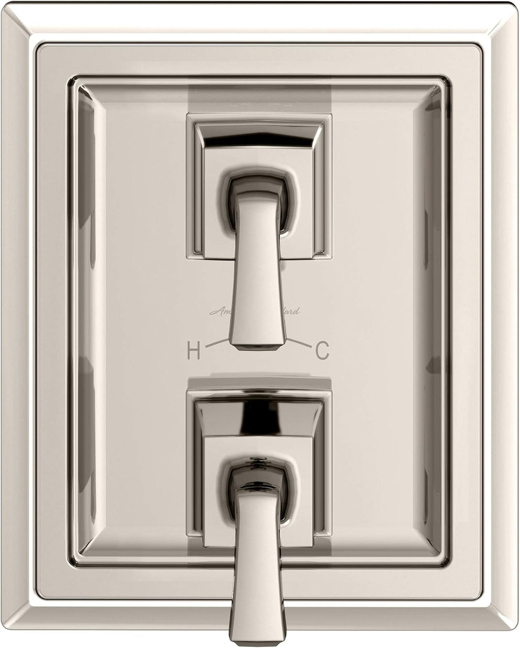 Two-Handle Thermostat Shower Valve Trim Kit Polished Chrome Y4079