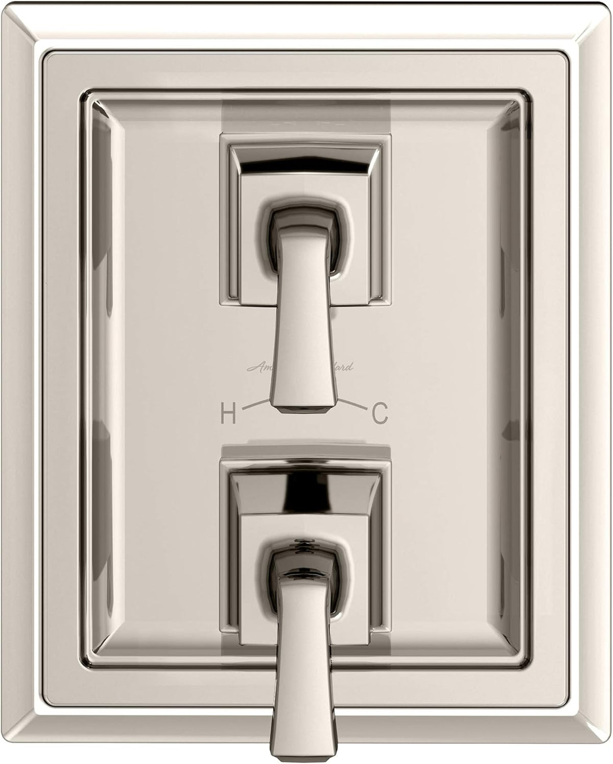 Two-Handle Thermostat Shower Valve Trim Kit Polished Chrome Y4079