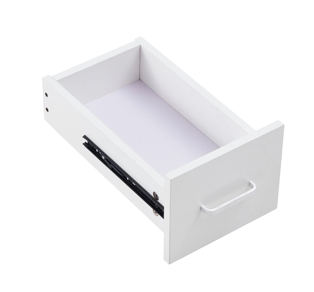 White Computer Desk with Drawers and Locker N538518