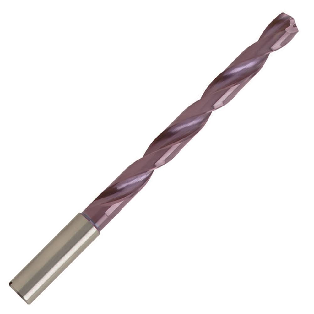 17/64x22 Carbide 140° Point Coolant Fed Drill J6017