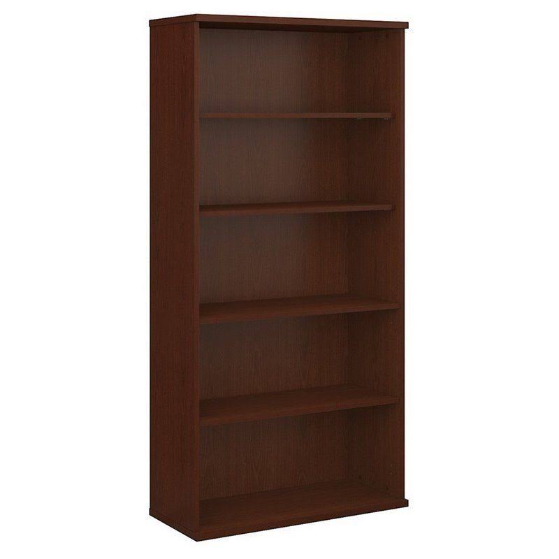 36x22 5-Shelf Mahogany Bookcase I92713