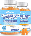 Sugar-Free Magnesium Glycinate Gummies 400mg with Magnesium L-Threonate 200mg, Ashwagandha, L-Theanine, GABA, Vitamin C, B6 P70423