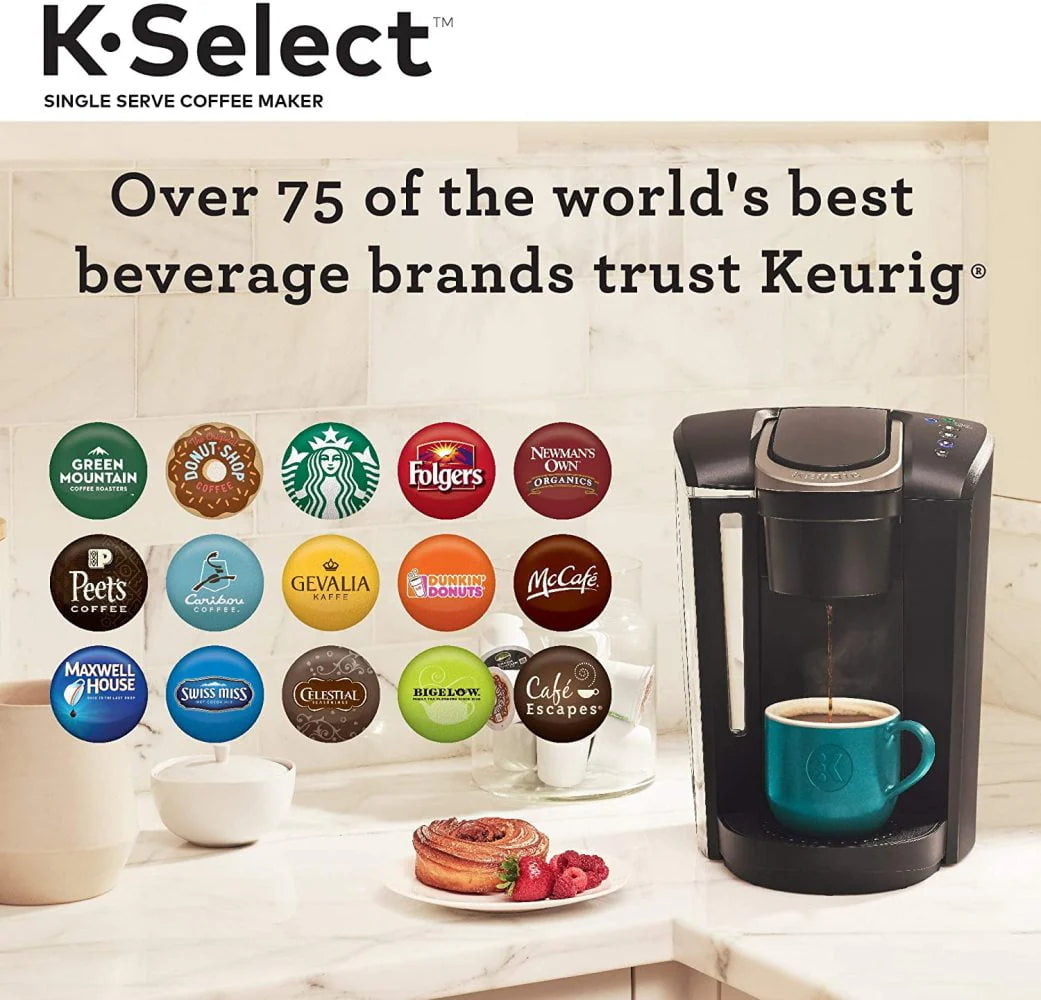 Single Serve K-Cup Pod Coffee Maker, Matte Black N30930