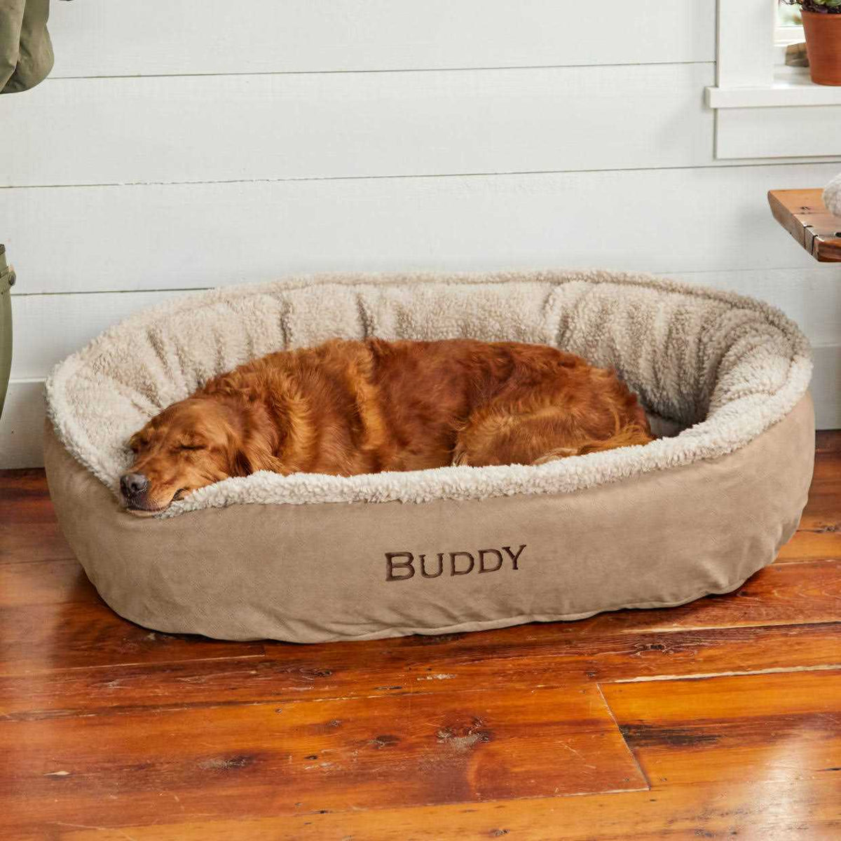 Wraparound Dog Bed with Fleece L471