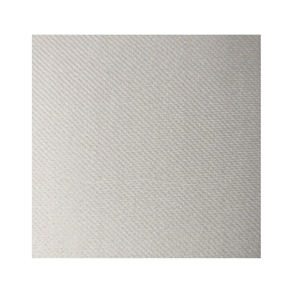 Upholstered King Bed with Nailhead Trim Off White Ivory Fabric W50759